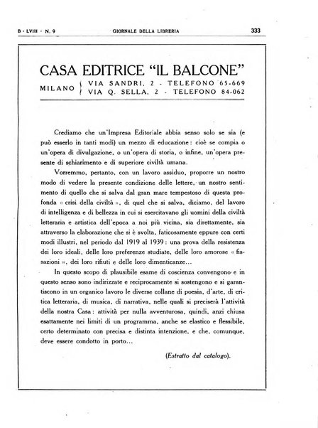 Giornale della libreria organo ufficiale della Associazione italiana editori