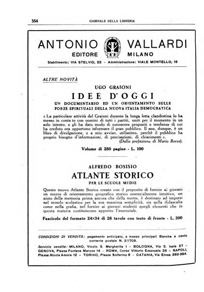 Giornale della libreria organo ufficiale della Associazione italiana editori