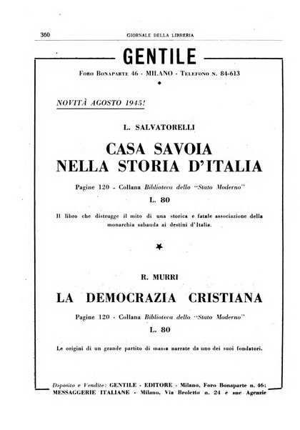 Giornale della libreria organo ufficiale della Associazione italiana editori