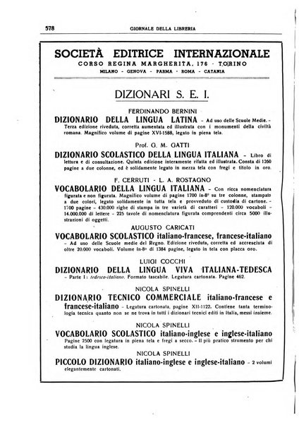 Giornale della libreria organo ufficiale della Associazione italiana editori