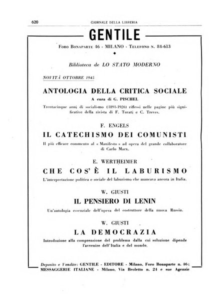 Giornale della libreria organo ufficiale della Associazione italiana editori