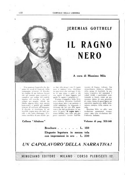 Giornale della libreria organo ufficiale della Associazione italiana editori