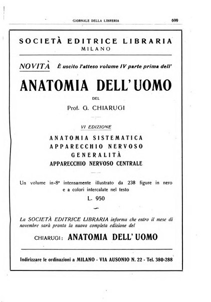 Giornale della libreria organo ufficiale della Associazione italiana editori