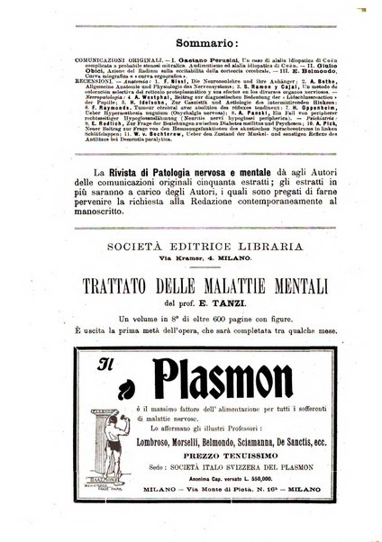 Rivista di patologia nervosa e mentale