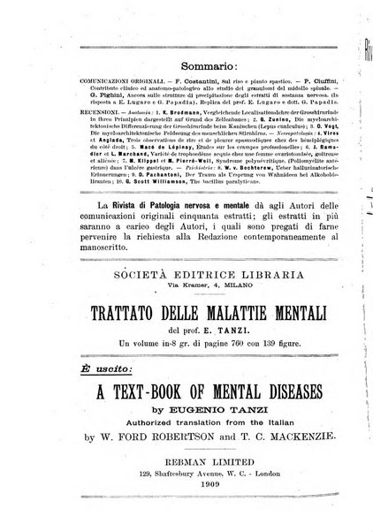 Rivista di patologia nervosa e mentale