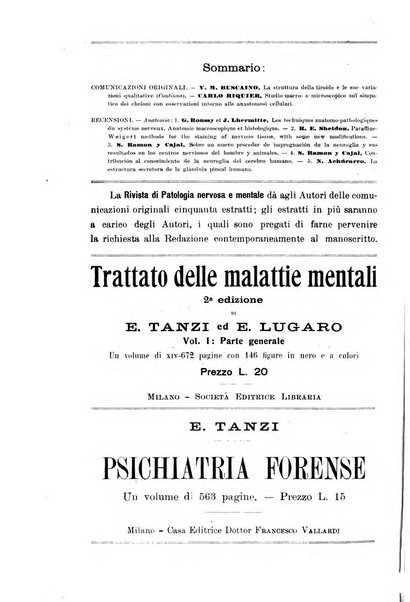 Rivista di patologia nervosa e mentale