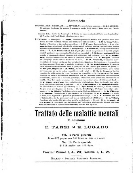 Rivista di patologia nervosa e mentale