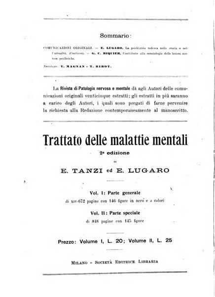 Rivista di patologia nervosa e mentale