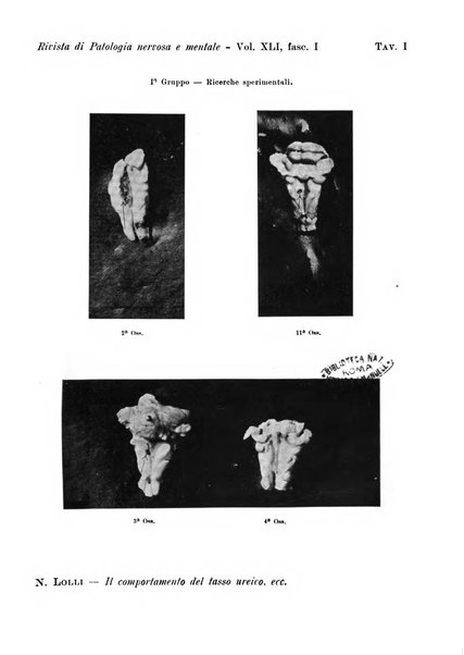 Rivista di patologia nervosa e mentale