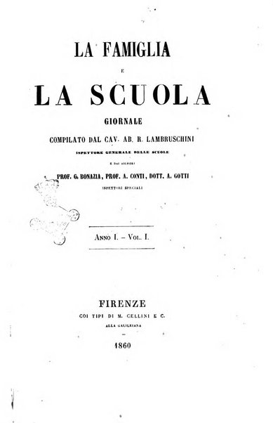 La famiglia e la scuola