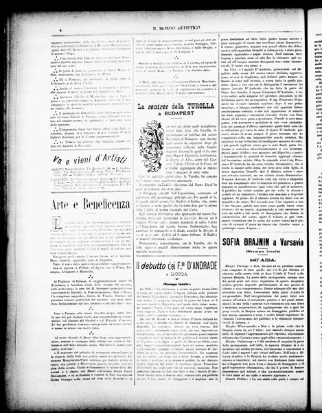 Il mondo artistico : giornale di musica dei teatri e delle belle arti