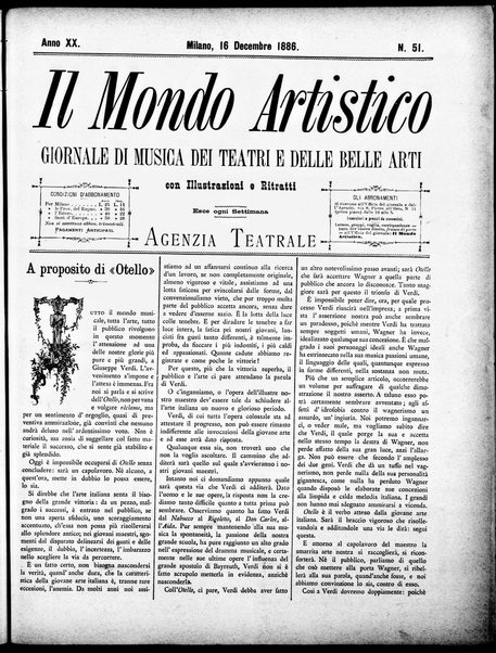 Il mondo artistico : giornale di musica dei teatri e delle belle arti