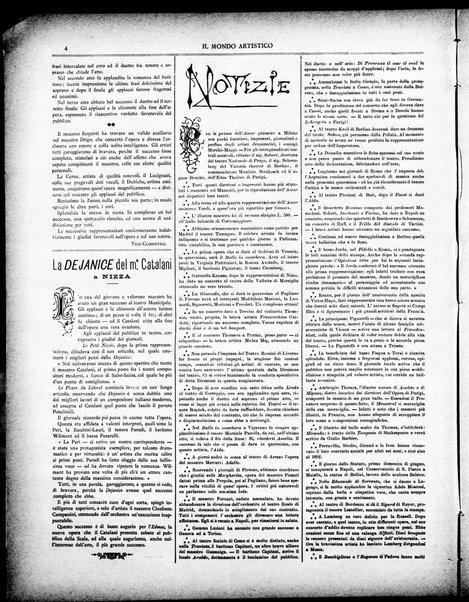 Il mondo artistico : giornale di musica dei teatri e delle belle arti