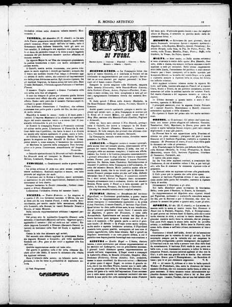 Il mondo artistico : giornale di musica dei teatri e delle belle arti