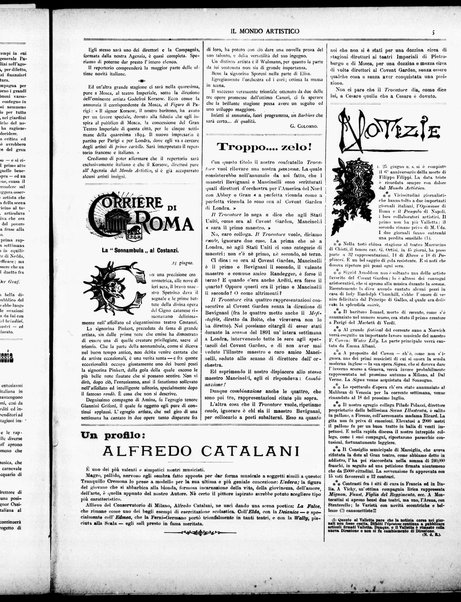 Il mondo artistico : giornale di musica dei teatri e delle belle arti