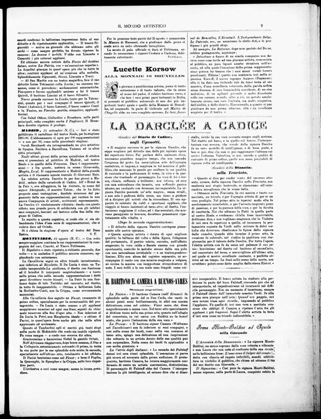 Il mondo artistico : giornale di musica dei teatri e delle belle arti