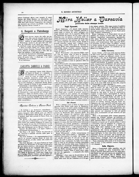 Il mondo artistico : giornale di musica dei teatri e delle belle arti