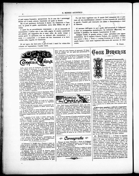 Il mondo artistico : giornale di musica dei teatri e delle belle arti