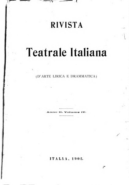 Rivista teatrale italiana