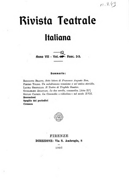 Rivista teatrale italiana