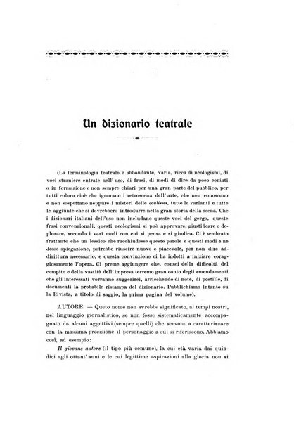 Rivista teatrale italiana