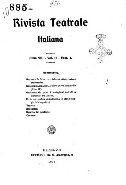 Rivista teatrale italiana