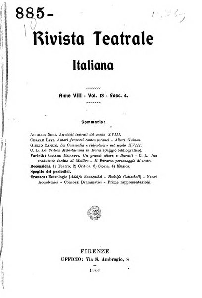 Rivista teatrale italiana