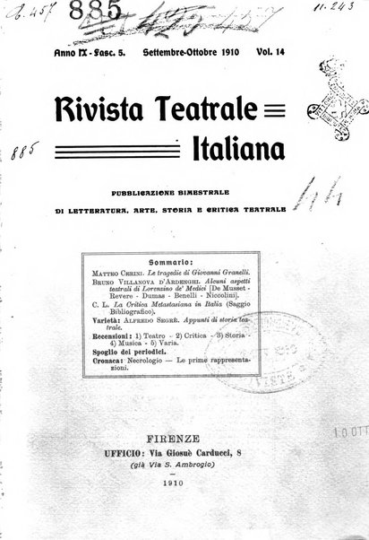 Rivista teatrale italiana