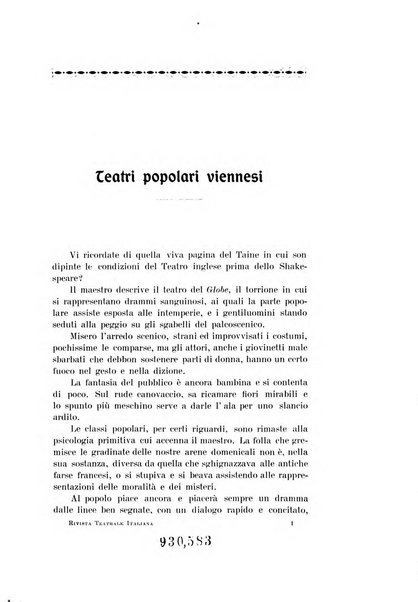 Rivista teatrale italiana