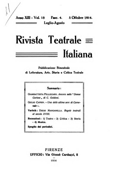 Rivista teatrale italiana