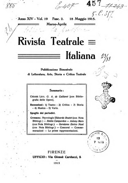 Rivista teatrale italiana