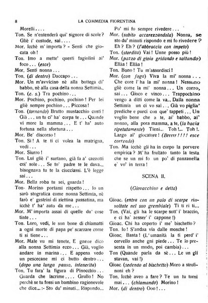 La commedia fiorentina raccolta mensile di commedie in vernacolo fiorentino