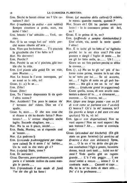 La commedia fiorentina raccolta mensile di commedie in vernacolo fiorentino