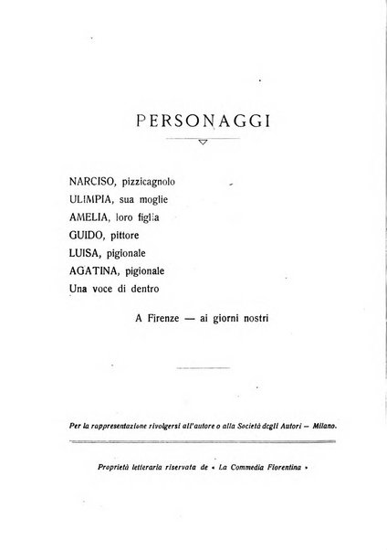 La commedia fiorentina raccolta mensile di commedie in vernacolo fiorentino