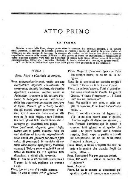 La commedia fiorentina raccolta mensile di commedie in vernacolo fiorentino