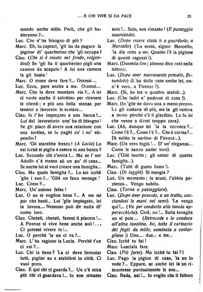 La commedia fiorentina raccolta mensile di commedie in vernacolo fiorentino