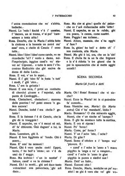 La commedia fiorentina raccolta mensile di commedie in vernacolo fiorentino