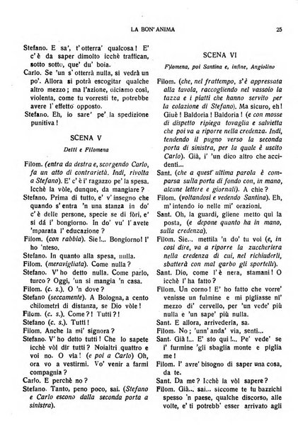 La commedia fiorentina raccolta mensile di commedie in vernacolo fiorentino