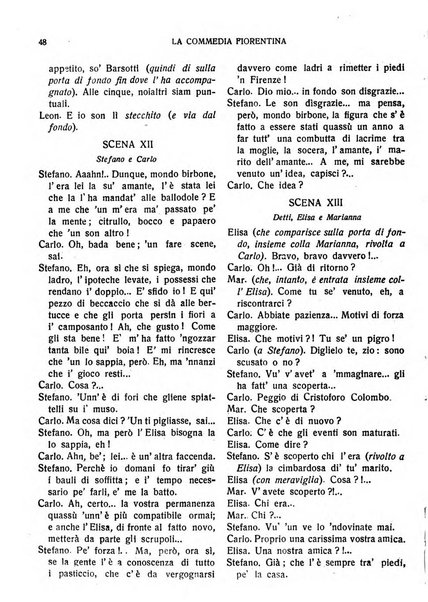 La commedia fiorentina raccolta mensile di commedie in vernacolo fiorentino