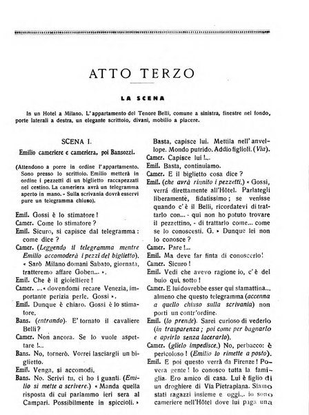 La commedia fiorentina raccolta mensile di commedie in vernacolo fiorentino