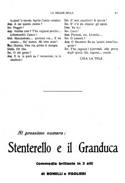 La commedia fiorentina raccolta mensile di commedie in vernacolo fiorentino