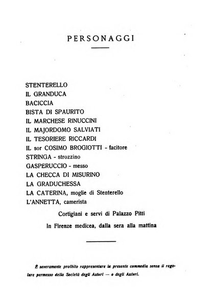 La commedia fiorentina raccolta mensile di commedie in vernacolo fiorentino