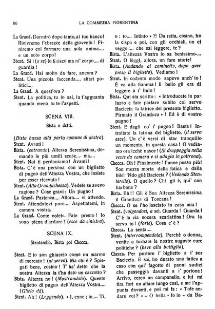 La commedia fiorentina raccolta mensile di commedie in vernacolo fiorentino