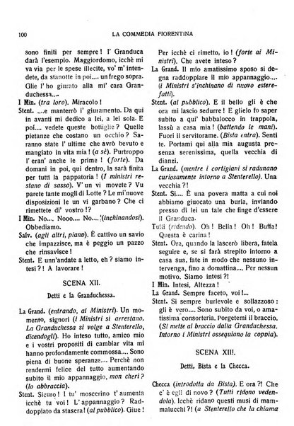 La commedia fiorentina raccolta mensile di commedie in vernacolo fiorentino