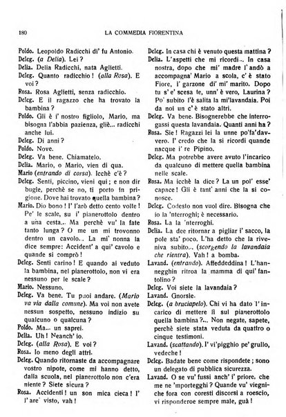 La commedia fiorentina raccolta mensile di commedie in vernacolo fiorentino