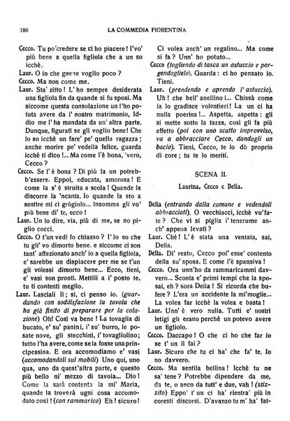 La commedia fiorentina raccolta mensile di commedie in vernacolo fiorentino