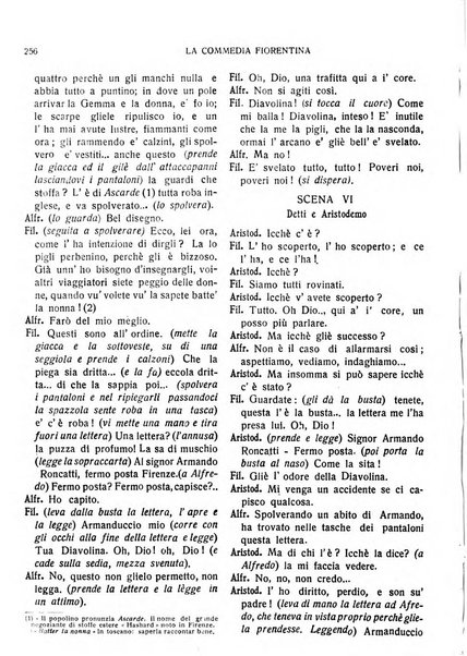 La commedia fiorentina raccolta mensile di commedie in vernacolo fiorentino