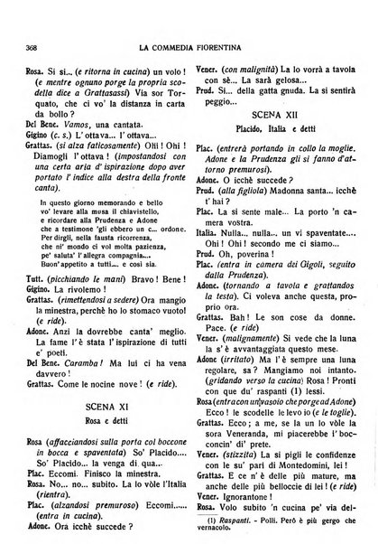 La commedia fiorentina raccolta mensile di commedie in vernacolo fiorentino