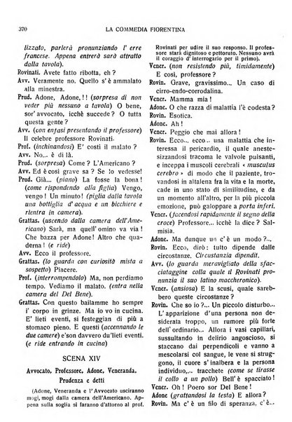 La commedia fiorentina raccolta mensile di commedie in vernacolo fiorentino