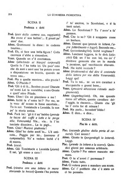 La commedia fiorentina raccolta mensile di commedie in vernacolo fiorentino